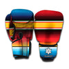 Ethnic Serape Blanket Pattern Print Boxing Gloves