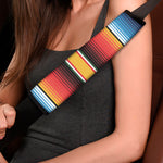 Ethnic Serape Blanket Pattern Print Car Seat Belt Covers