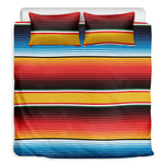 Ethnic Serape Blanket Pattern Print Duvet Cover Bedding Set