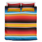 Ethnic Serape Blanket Pattern Print Duvet Cover Bedding Set