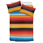 Ethnic Serape Blanket Pattern Print Duvet Cover Bedding Set