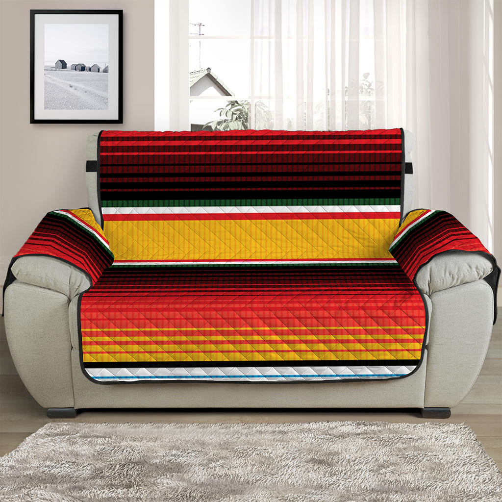 Ethnic Serape Blanket Pattern Print Half Sofa Protector