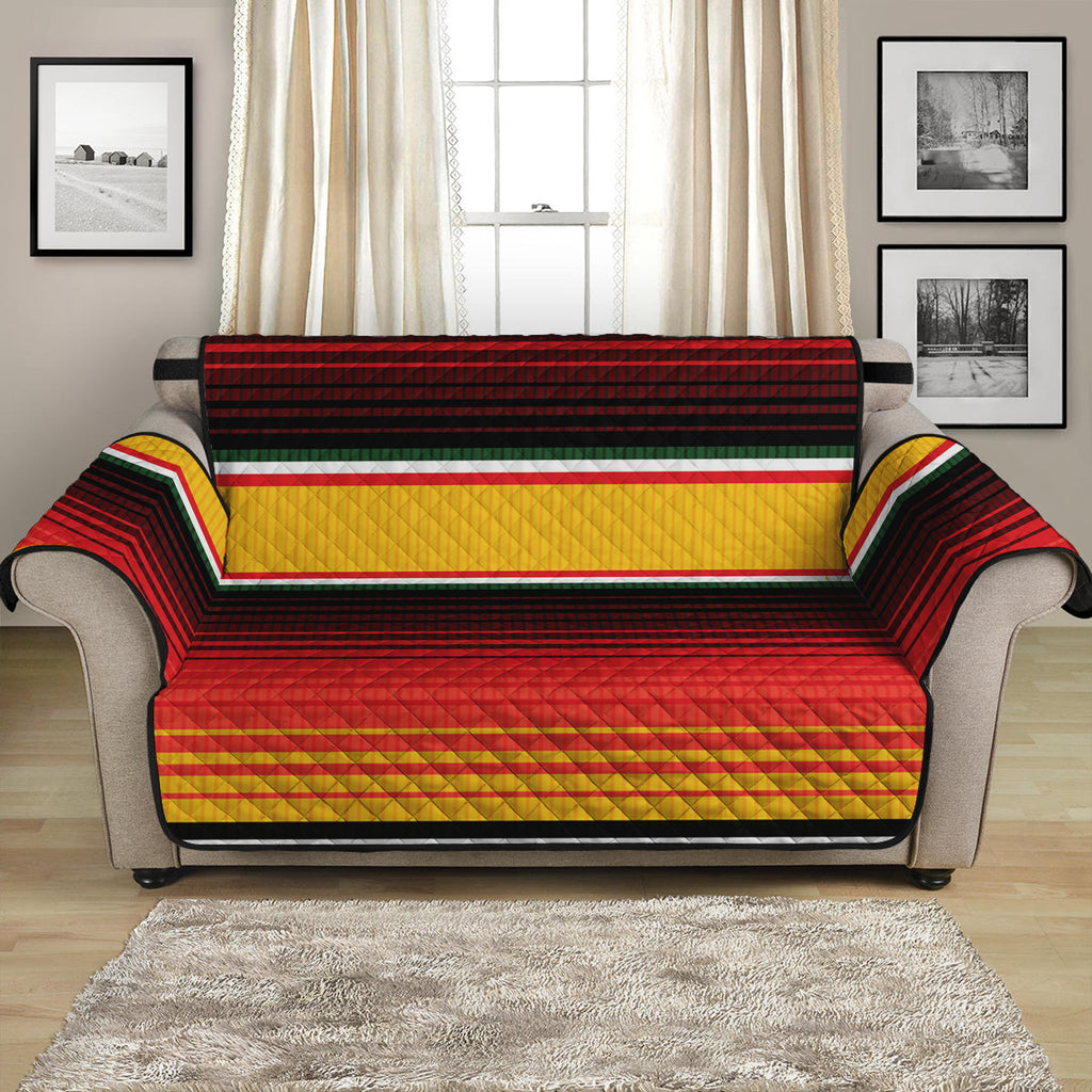 Ethnic Serape Blanket Pattern Print Loveseat Protector