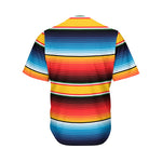 Ethnic Serape Blanket Pattern Print Men's Baseball Jersey