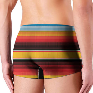 Ethnic Serape Blanket Pattern Print Men's Boxer Briefs