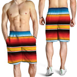 Ethnic Serape Blanket Pattern Print Men's Shorts