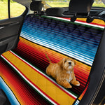 Ethnic Serape Blanket Pattern Print Pet Car Back Seat Cover