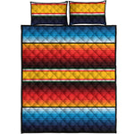 Ethnic Serape Blanket Pattern Print Quilt Bed Set