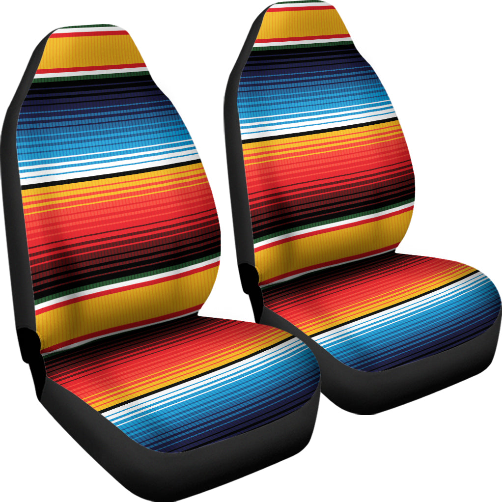 Ethnic Serape Blanket Pattern Print Universal Fit Car Seat Covers