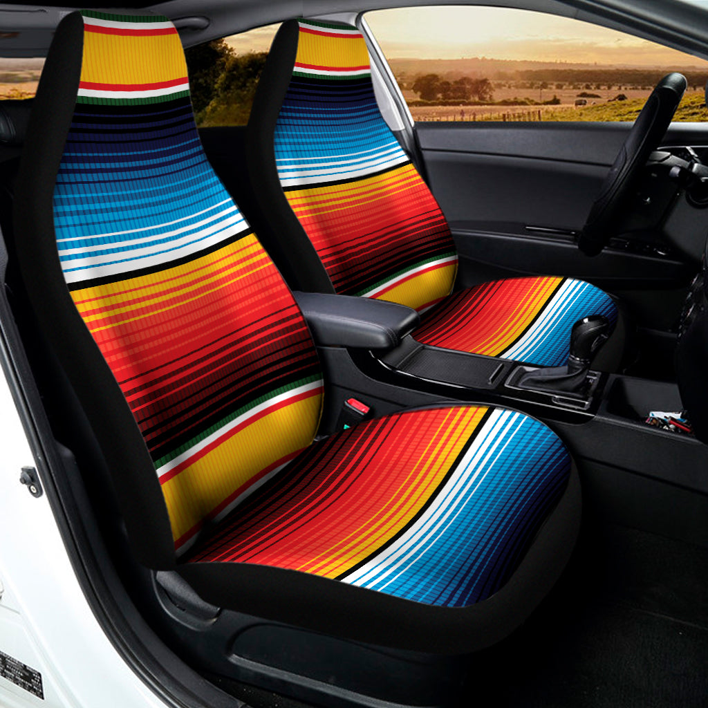 Ethnic Serape Blanket Pattern Print Universal Fit Car Seat Covers