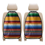 Ethnic Serape Blanket Stripe Print Car Seat Organizers