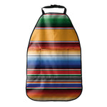 Ethnic Serape Blanket Stripe Print Car Seat Organizers