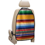 Ethnic Serape Blanket Stripe Print Car Seat Organizers