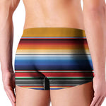 Ethnic Serape Blanket Stripe Print Men's Boxer Briefs