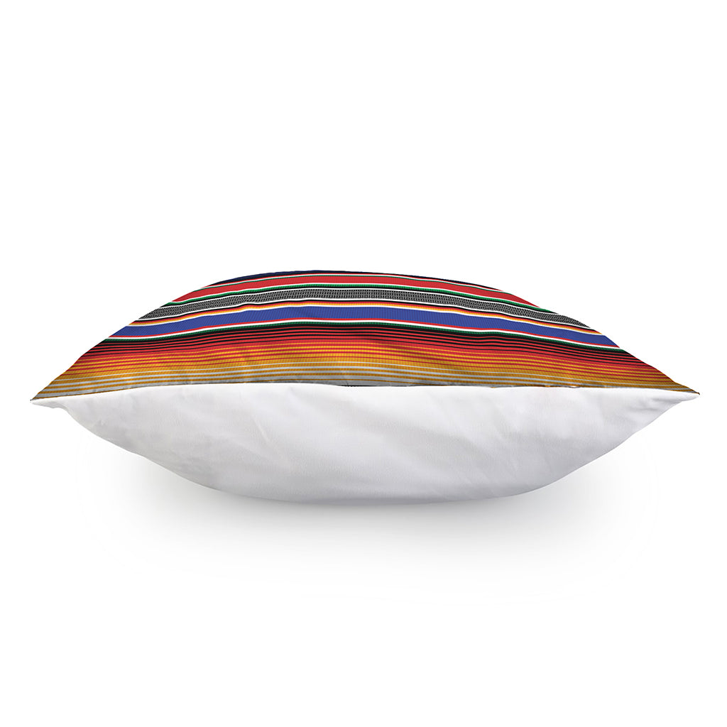 Ethnic Serape Blanket Stripe Print Pillow Cover