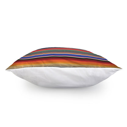 Ethnic Serape Blanket Stripe Print Pillow Cover