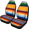 Ethnic Serape Blanket Stripe Print Universal Fit Car Seat Covers