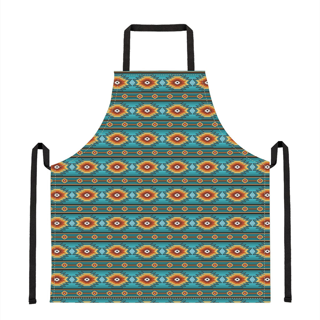 Ethnic Southwestern Navajo Pattern Print Apron