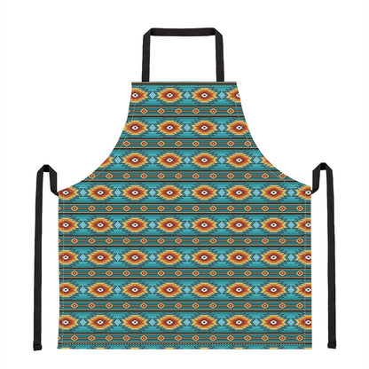 Ethnic Southwestern Navajo Pattern Print Apron