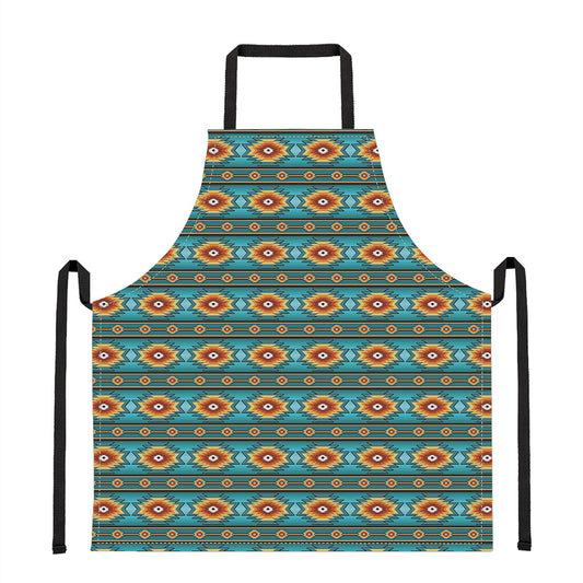 Ethnic Southwestern Navajo Pattern Print Apron