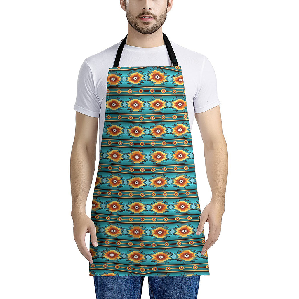 Ethnic Southwestern Navajo Pattern Print Apron