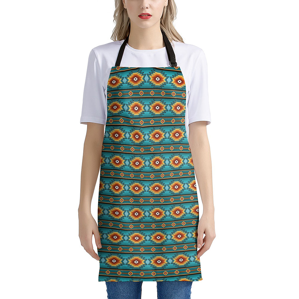 Ethnic Southwestern Navajo Pattern Print Apron