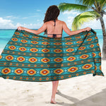 Ethnic Southwestern Navajo Pattern Print Beach Sarong Wrap