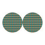 Ethnic Southwestern Navajo Pattern Print Car Coasters