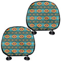 Ethnic Southwestern Navajo Pattern Print Car Headrest Covers