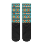 Ethnic Southwestern Navajo Pattern Print Crew Socks
