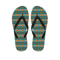 Ethnic Southwestern Navajo Pattern Print Flip Flops