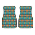 Ethnic Southwestern Navajo Pattern Print Front Car Floor Mats