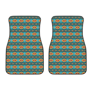 Ethnic Southwestern Navajo Pattern Print Front Car Floor Mats