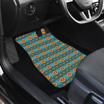 Ethnic Southwestern Navajo Pattern Print Front Car Floor Mats