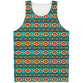 Ethnic Southwestern Navajo Pattern Print Men's Tank Top