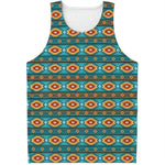 Ethnic Southwestern Navajo Pattern Print Men's Tank Top