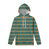 Ethnic Southwestern Navajo Pattern Print Pullover Hoodie