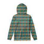 Ethnic Southwestern Navajo Pattern Print Pullover Hoodie
