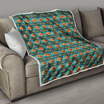 Ethnic Southwestern Navajo Pattern Print Quilt