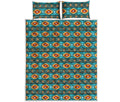 Ethnic Southwestern Navajo Pattern Print Quilt Bed Set