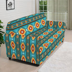 Ethnic Southwestern Navajo Pattern Print Sofa Cover