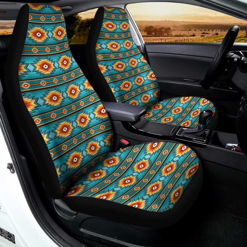 Ethnic Southwestern Navajo Pattern Print Universal Fit Car Seat Covers