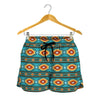 Ethnic Southwestern Navajo Pattern Print Women's Shorts