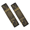 Ethnic Thai Elephant Pattern Print Car Seat Belt Covers