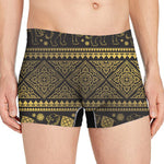 Ethnic Thai Elephant Pattern Print Men's Boxer Briefs