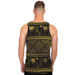 Ethnic Thai Elephant Pattern Print Men's Tank Top