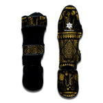 Ethnic Thai Elephant Pattern Print Muay Thai Shin Guard