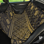 Ethnic Thai Elephant Pattern Print Pet Car Back Seat Cover