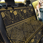 Ethnic Thai Elephant Pattern Print Pet Car Back Seat Cover