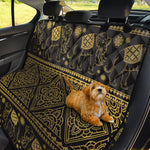 Ethnic Thai Elephant Pattern Print Pet Car Back Seat Cover